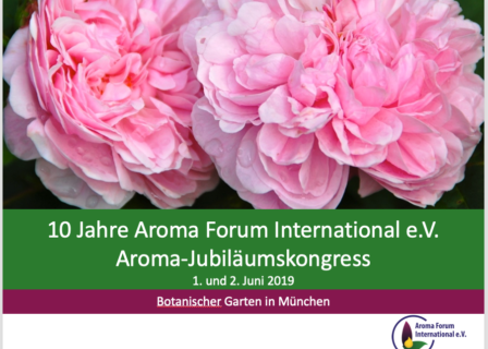 10 Jahre Aroma Forum International e.V. Aroma-Jubiläumskongress